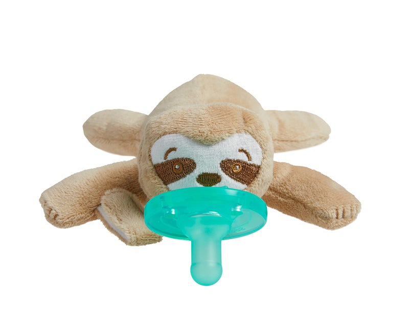 Avent Philips AVENT Soothie Snuggle Pacifier Holder with Detachable Pacifier, Sloth, 0m+, SCF347/07 - Image 1